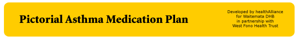 Pictorial Asthma Medication Plan